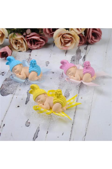 Gönül İşlerim Uyuyan Bebek Kokulutaş Magnet (25 Adet)