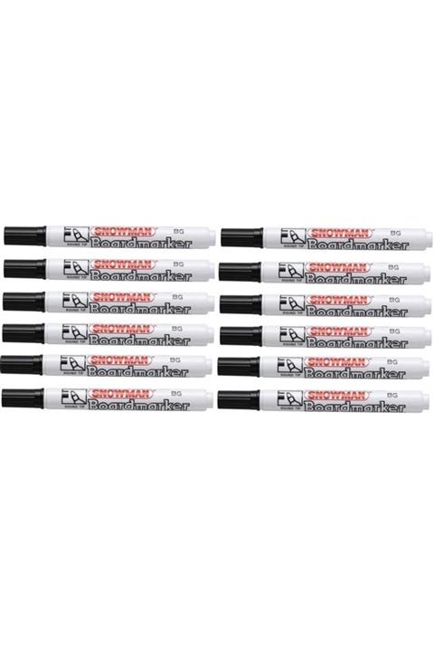 Snowman Board Marker Tahta Kalemi 12 Li