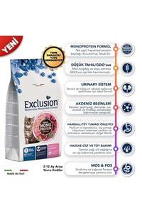 Exclusion Düşük Tahıllı Monoprotein Kitten Tavuklu Yavru Kedi Maması 1.5 Kg