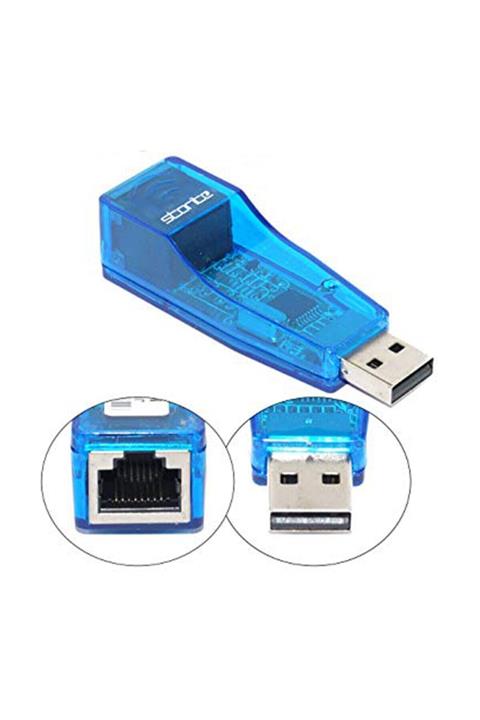 WOZLO Usb Ethernet Kartı Lan Ethernet Kart Çevirici Dönüştürücü