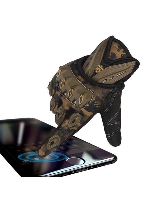 Scoyco Mc10 Camo Kamuflaj Yazlık Korumalı Motosiklet Eldiveni