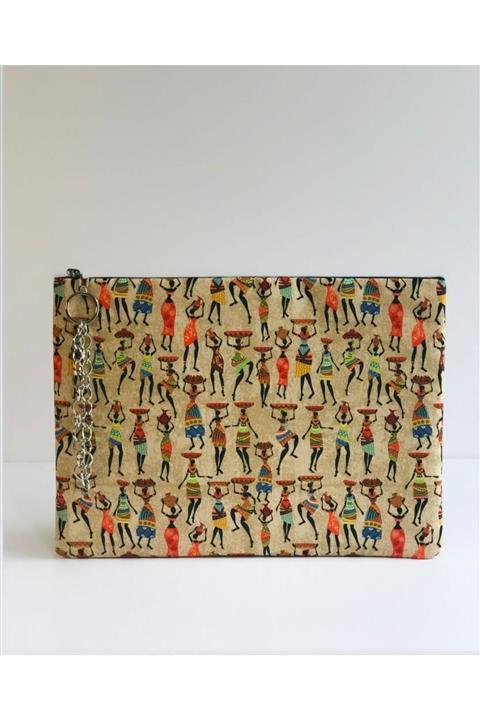 çanta tasarımcısı Clutch Çanta Afrikalı Kadınlar Desen