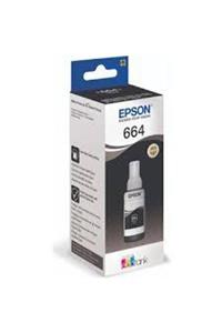 EPSON T6641 Ecotank L386 siyah orjinal Mürekkep Kartuşu C13t66414a 70ml.