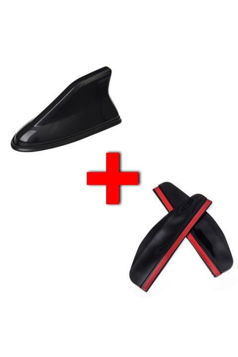 Aksefuar Lazer Hyundai Getz Uyumlu Elektrikli Köpek Balığı Anten + Ayna Rüzgarlığı