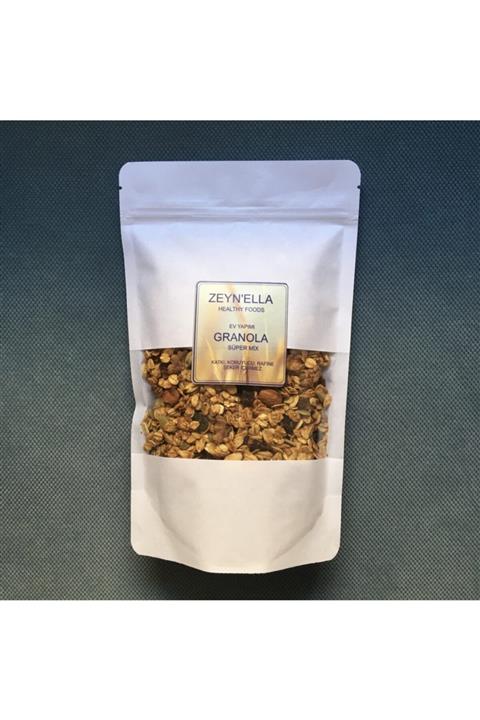 ZEYNELLA Organik Içerikli Ev Yapımı Granola Süper Mix