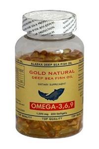 Gold Natural Omega 3-6-9 - 200 Softgel Balık Yağı