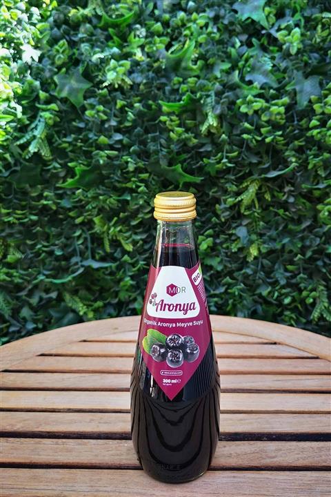 Mor Aronya Organik Aronya Meyve Suyu 300 ml