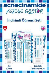 Acnecinamide Student Pack Yüz Temizleme Jeli Ve Jel Krem 150 Ml + 50 Ml 8692860121821