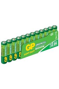 GP Batteries Gp 12'li Paket Greencel Aaa Boy Ince Kalem Pil
