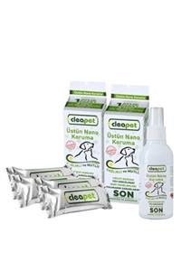 Cleapet Köpek Büyük Sağlık Paket 2kutu Havlu+1adet Nano Sprey 150ml