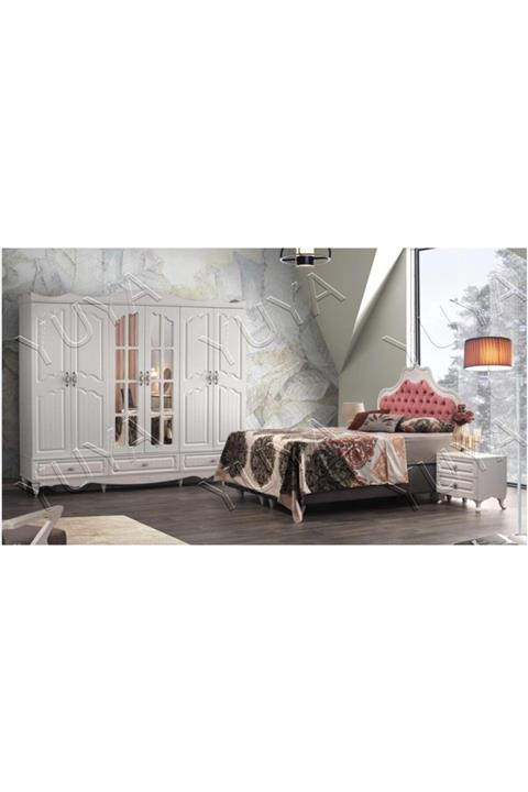 Çiftci Ticaret Homeset Aster Beyaz Mdf Kapaklı Dolap (gardırop)