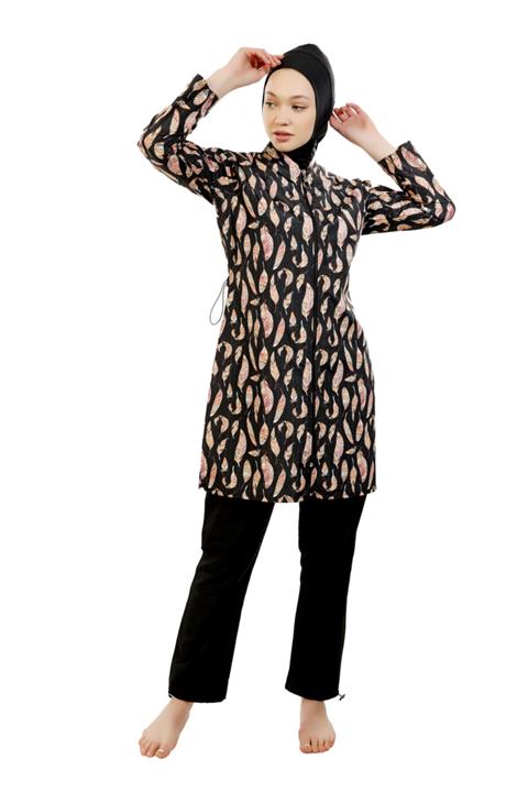 Emayo Yasemin Tam Kapalı Tesettür Mayo