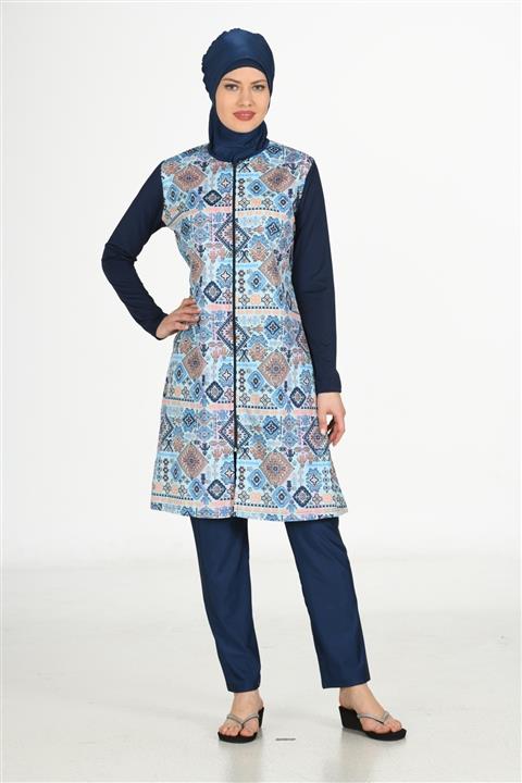 Dika Kadın 3'lü Tesettür Mayo, Haşema