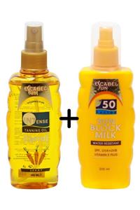 Escabel Bronzlaştırıcı Havuç Yağı + Koruyucu Güneş Sütü Spf50