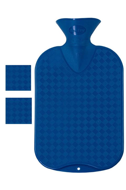 Fashy Termofor Enziyan Mavisi Dalga Desen Sıcaksu Torbası