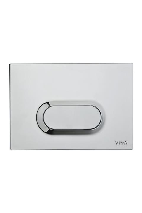 VitrA Loop O 740-1080 Tek Basmalı Kumanda Paneli, Parlak Krom