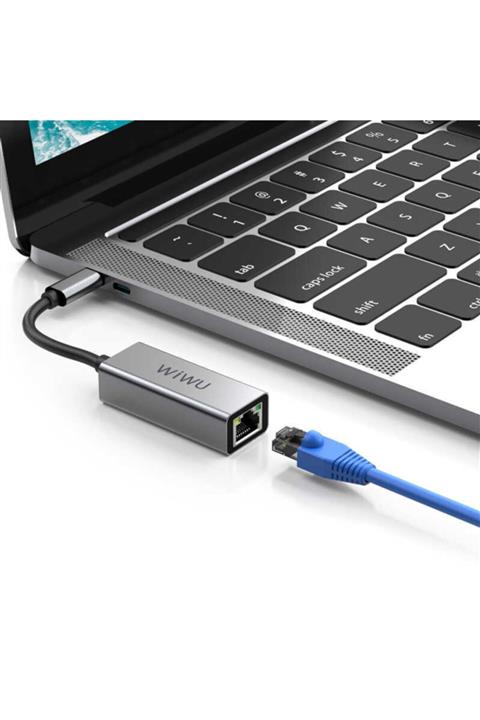 DvDBilişim Macbook 13.3 Inç New Pro Uyumlu Ethernet Çıkışlı Type-c Çoklayıcı