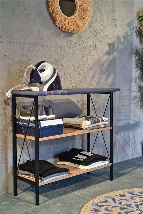 Avmpark Stally Ütü Masası Siyah Atlantik Çam