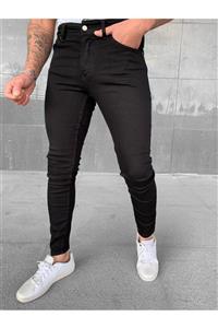 coinmanfashion Erkek Siyah Super Skinny Fit Jeans Pantolon