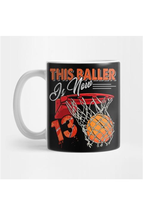TatFast 13th Birthday Basketball Funny 13 Years Old Kids Gift Kupa