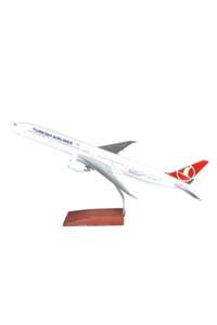 BEYOĞLU AVM Thy Lale Desenli B777 1/160 Ölçek (40cm) Maket Uçak