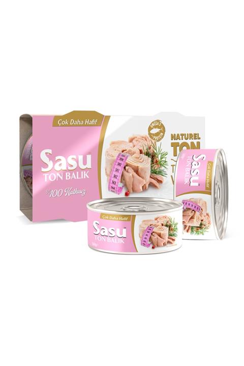 SASU SOSLUTON Light Suda Ton Balığı 2 X 160 G Bütün Dilim