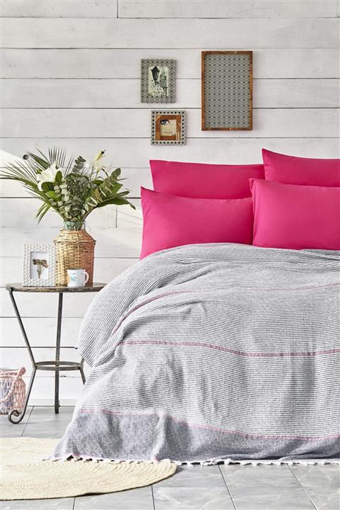 Karaca Home Rapsody Fuşya Tek Kişilik Pike