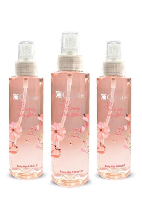 Cecile Body Mist Lovely 150 ml X3