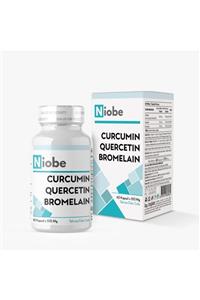 Niobe Curcumin Quercetin Bromelain Takviye Edici Gıda 510 mg