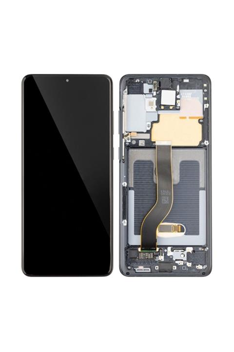 Samsung Galaxy S20 Plus Sm-g985 Lcd Ekran Dokunmatik Servis Orjinali Kozmik Siyah