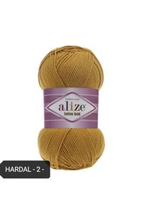 Alize Cotton Gold Amigurumi Ipi 100 gr El Örgü Ipi Renk Kodu-hardal-02-punch Ipi Pamuk Akrilik