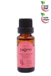 Yağevi Kuşburnu Çekirdeği Yağı 20 ml - Saf Soğuk Sıkım Kuşburnu Çekirdeği Yağı