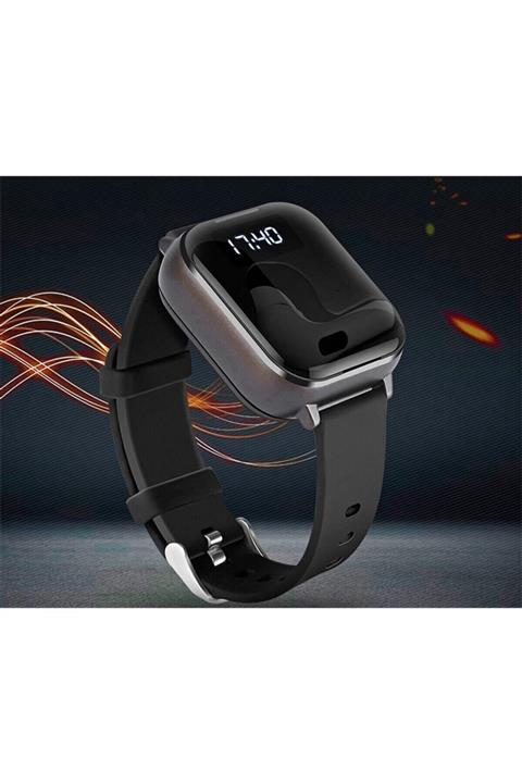 ztt Siyah Zt8 Watch Akıllı Saat Bileklik Ve Bluetooth Kulaklık Bir Arada