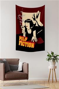 Vagonik Pulp Fiction Uma Thurman Duvar Örtüsü Halısı 140 X 100 Cm-70x100 Cm