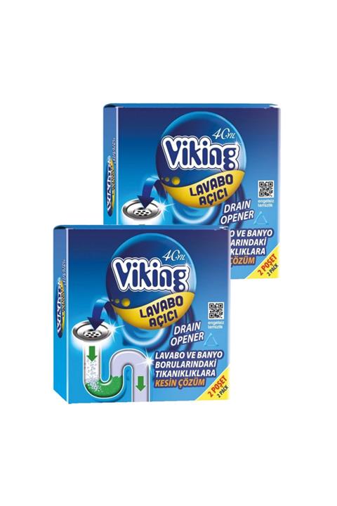 Viking 100gr Toz Lavabo Açıcı ''2 Paket''