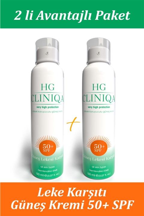 HG CLINIQA 2 li Güneş Koruyucu Krem