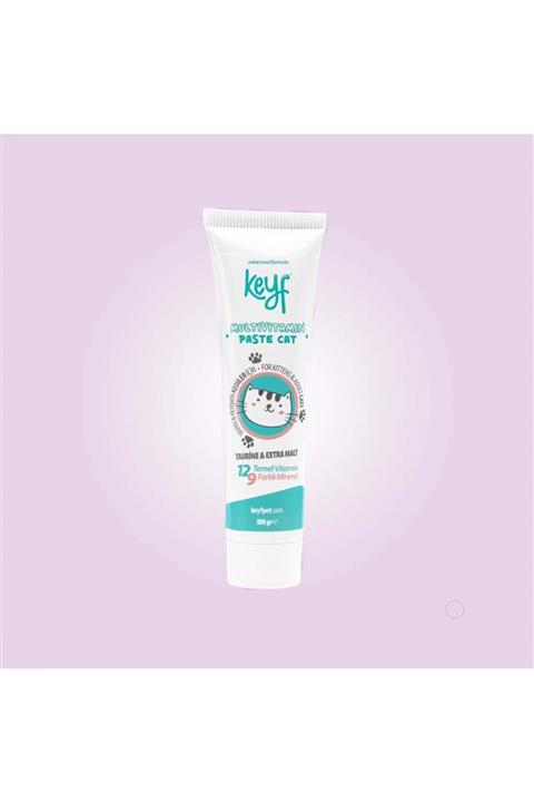 Keyf Kedi Multivitamin Paste 100 Gr ( 12 Temel Vitamin 9 Farklı Mineral )