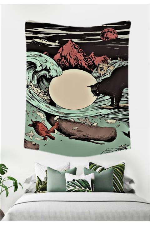 ALAMODECOR Duvar Örtüsü / Duvar Halısı