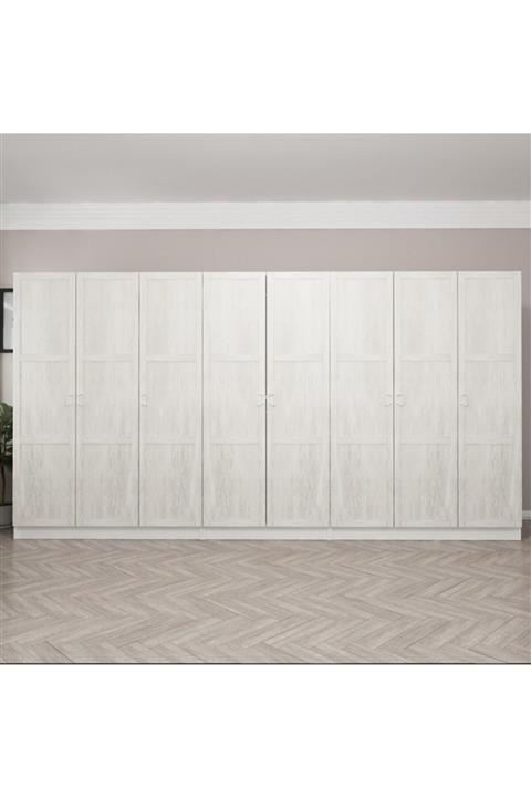 Minar Kale Country 8 Kapak 4 Çekmece Zincir Dolap