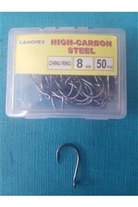 CAMOREX Hıgh-carbon Steel.chınu Rıng 8 Size 50 Pcs