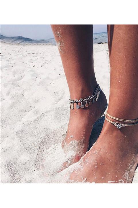 Fenomenya Om Figürlü Deri Ip Yoga Halhal