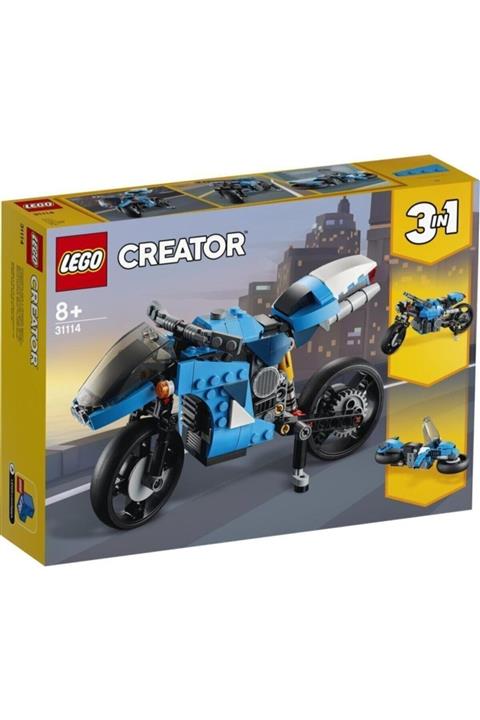 LEGO Creator 3'ü 1 Arada Süper Motosiklet 31114