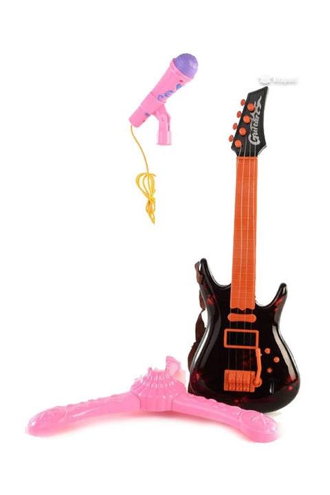 Bircan Oyuncak Ayaklı Mikrofon Setli Gitar 11189-q695f1