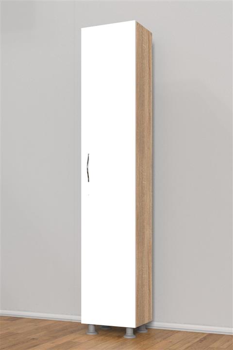 Mimilos D3 Sonoma Yatak Odası Elbise Dolabı Kapılı Raflı Dolap