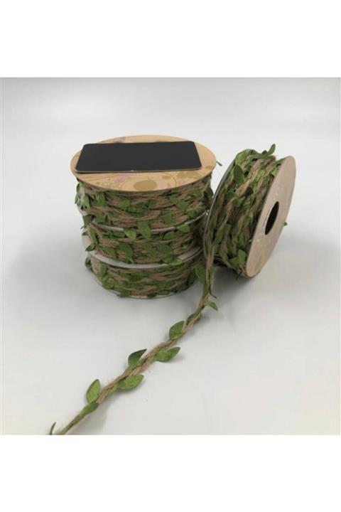 Kreatif Mağaza Yapraklı Jüt Ip 10 Metre