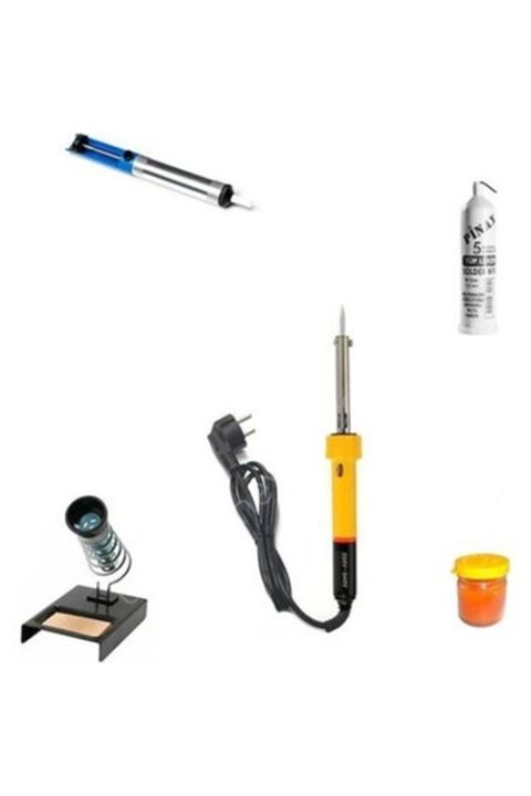 RealFoni 80w Lehim Makinesi + Leyim Tel + Pasta + Pompa + Stand 5 Özel Parça Hobi Seti Elektronikçi Seti
