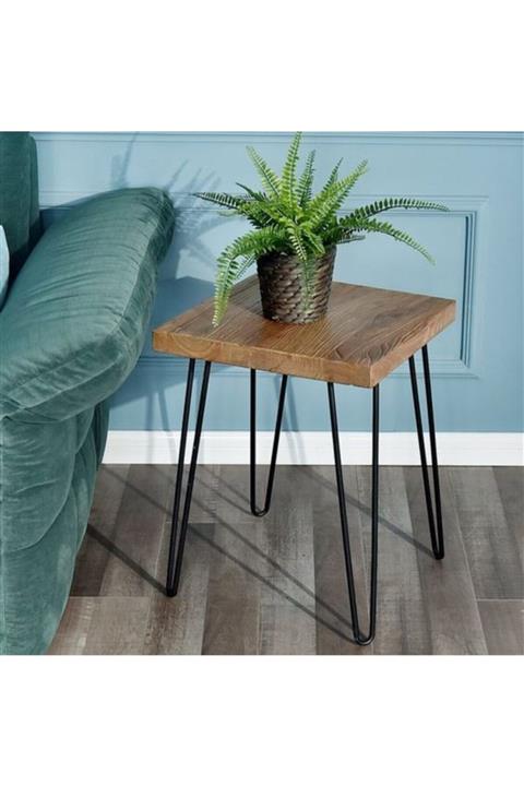 TALASTOZU Masif Ahşap Sehpa Ceviz