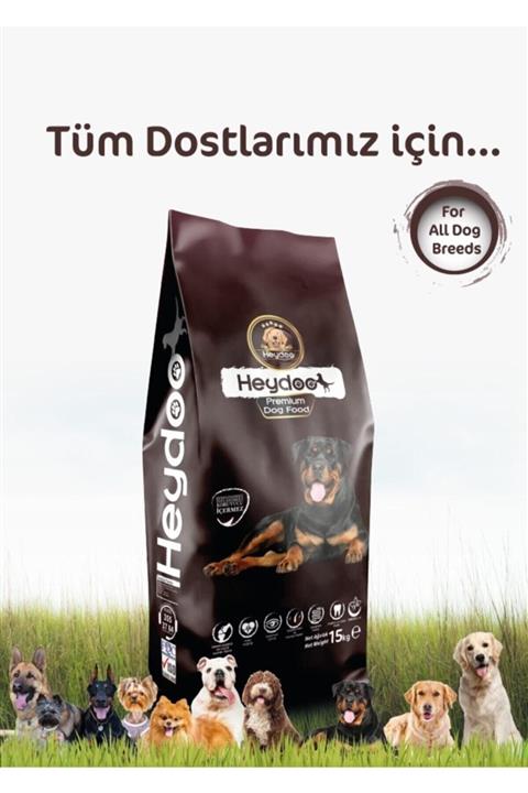 heydoo Kuzu Etli Yetişkin Köpek Maması 15 kg