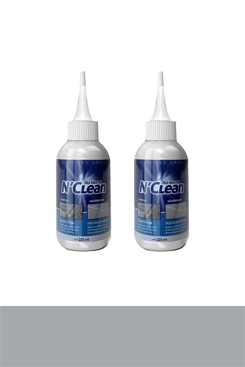 N'Clean Tile Master Silikonlu Derz Dolgusu Gri ( Ikili Paket)