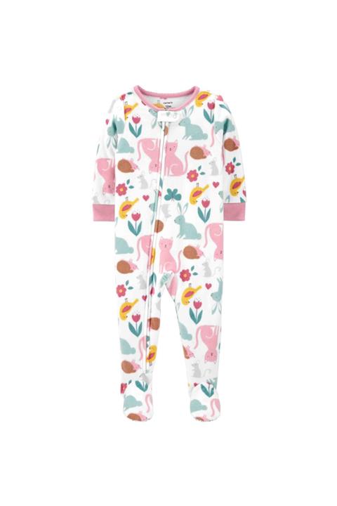 Carter's Kedi Figürlü Kız Bebek Polar Tulum